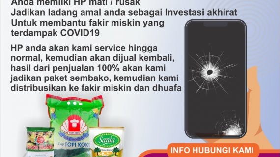 Donasi HP Rusak atau Mati