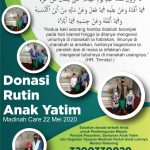 Donasi Rutin Anak Yatim Madinah Care 22 Mei 2020